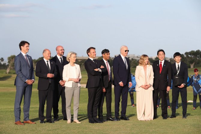 G-7 aukščiausiojo lygio susitikimas. / CHINE NOUVELLE/SIPA / CHINE NOUVELLE/SIPA