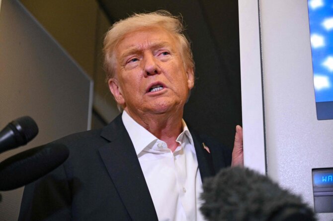 Donaldas Trumpas / SAUL LOEB / AFP