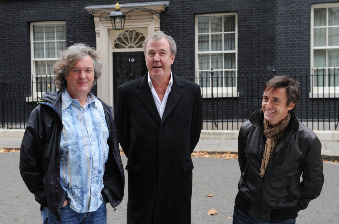 „Scanpix“ nuotr./„Top Gear“ vedėjai: Jamesas May, Jeremy Clarksonas ir Richardas Hammondas