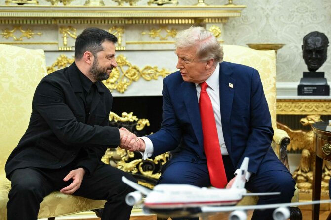 Volodymyras Zelenskis, Donaldas Trumpas / Scanpix