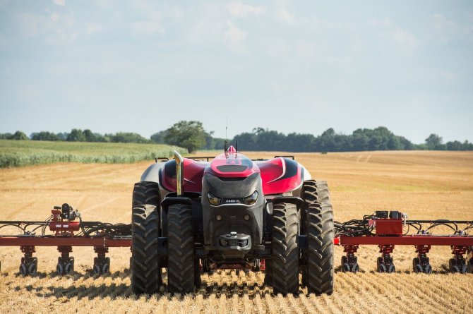 Gamintojo nuotr./„Case IH“ autonominis traktorius