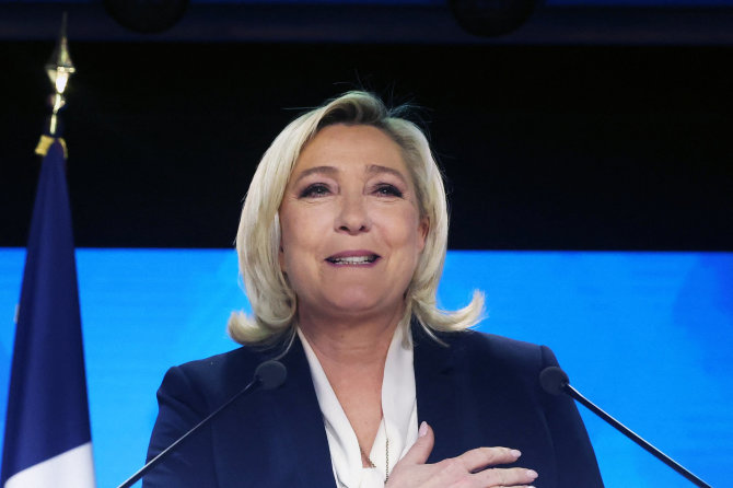 „Reuters“/„Scanpix“ nuotr./Marine Le Pen