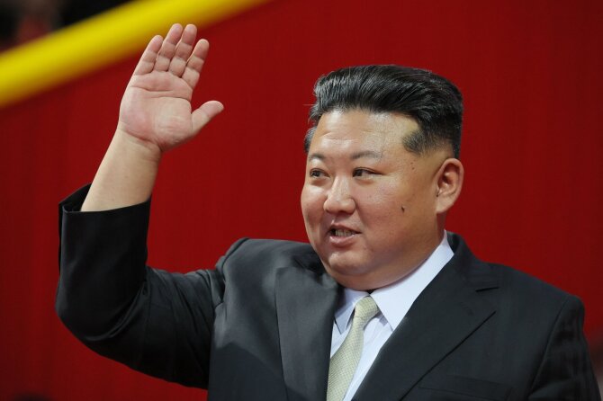 Kim Jong Unas / YEKATERINA SHTUKINA / AFP