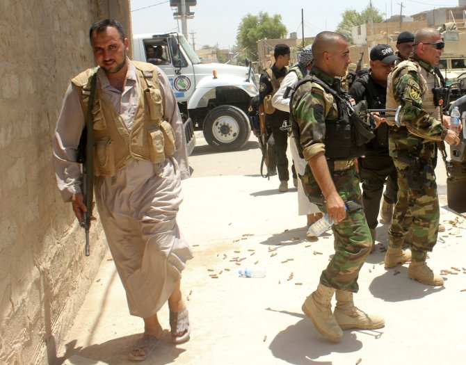 „Reuters“/„Scanpix“ nuotr./Irako saugumo pajėgos