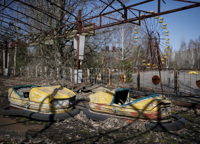 „Reuters“/„Scanpix“ nuotr./Praeities šmėklos Černobylio katastrofos vietoje