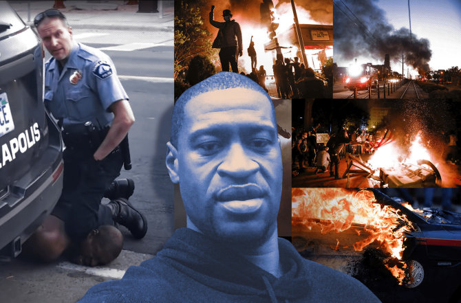 Jungtines Amerikos Valstijas nuo 2020 m. gegužės 26 d. drebina protestai po incidento Mineapolyje, kur neginkluotas juodaodis George'as Floydas mirė policijai jį areštavus, baltajam policininkui keliu spaudžiant vyro kaklą.
