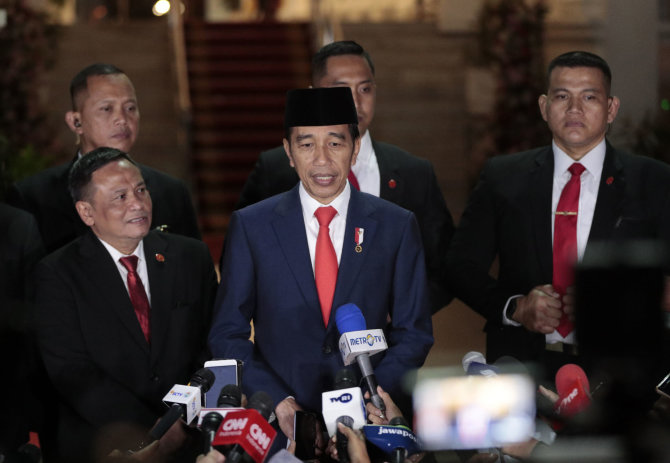 „Scanpix“/AP nuotr./Joko Widodo inauguracija