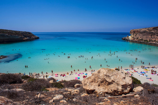 123rf.com nuotr./Spiaggia dei Conigli, Italija