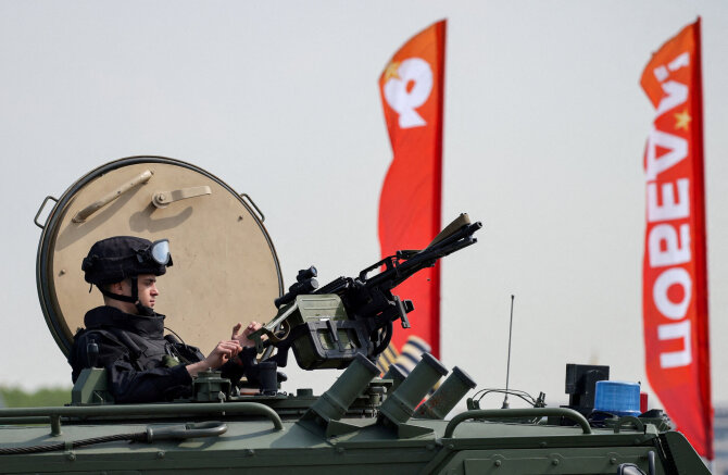 „Reuters“/„Scanpix“/Rusijos karys Maskvoje