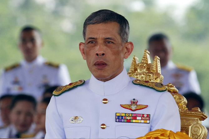 „Reuters“/„Scanpix“ nuotr./Tailando karalius Maha Vajiralongkornas