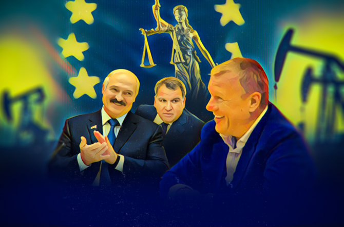 Ronaldo Gutmano/15min iliustracija/V.Tomaševskio ryšiai su A.Lukašenkos aplinka ir ES sankcijų sąraše buvusiomis įmonėmis