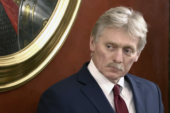 „AP“/„Scanpix“/Kremliaus atstovas spaudai Dmitrijus Peskovas