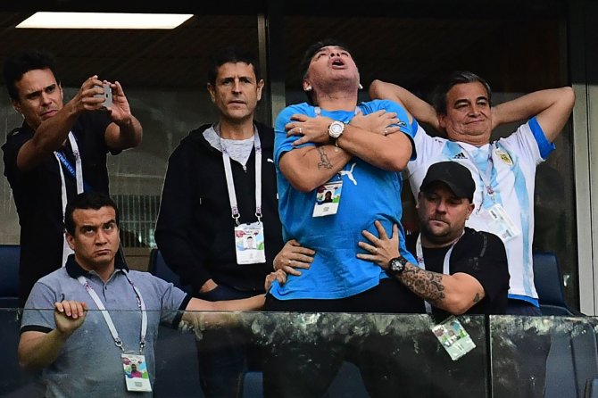 AFP/„Scanpix“ nuotr./Diego Maradona 