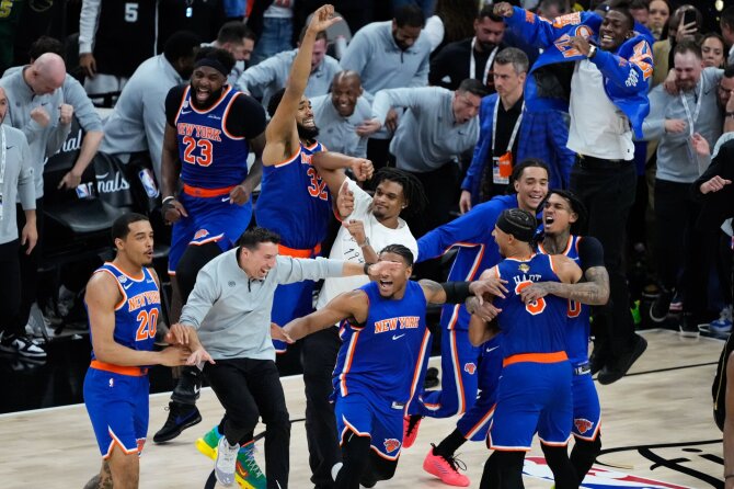 Roberto Riabovo / BNS nuotr./„Knicks“ triumfas NBA finale
