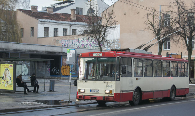 Luko Balandžio/Žmonės.lt nuotr./Troleibusas