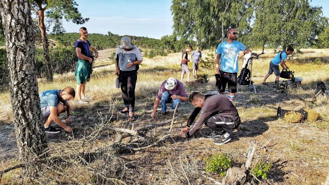 Astos Martinonytės nuotr./Lietuviškos komedijos „Ir visi jų vyrai“ filmavimas