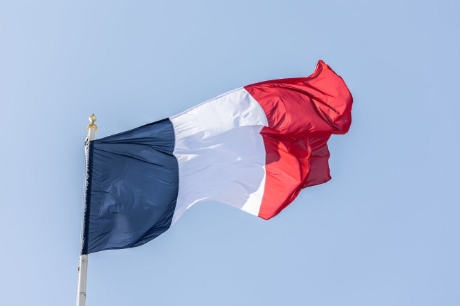 ZUMAPRESS / Scanpix nuotr./Prancūzijos vėliava