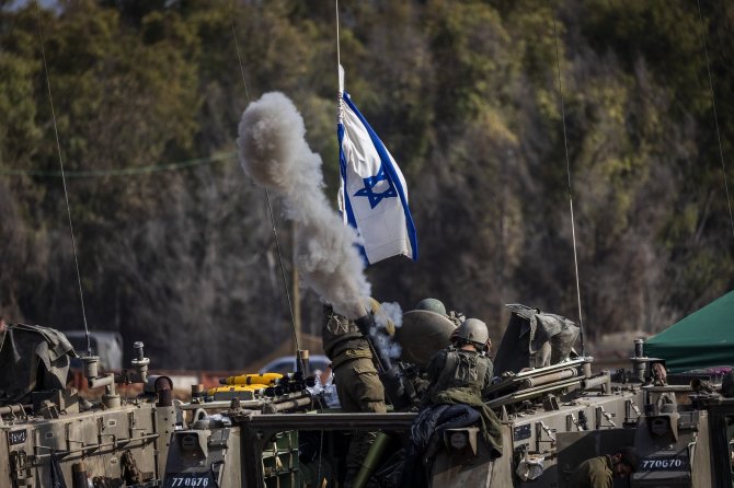 dpa/Scanpix/Izraelio kariai Gazos Ruože