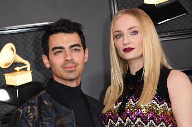 AFP/„Scanpix“ nuotr./Sophie Turner, Joe Jonas 