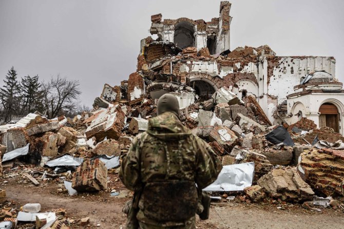AFP/„Scanpix“ nuotr./Legiono „Rusijos laisvė“ karys „Cezaris“