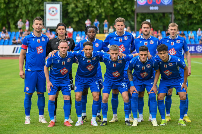 Pauliaus Židonio nuotr./„Panevėžio“ futbolininkai