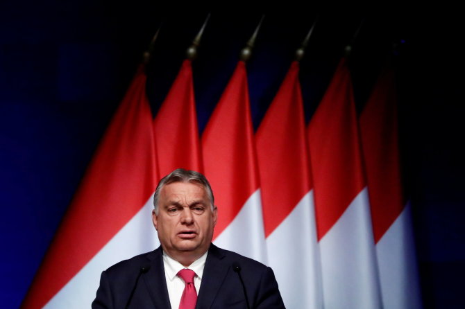 „Reuters“/„Scanpix“/Vengrijos ministras pirmininkas Viktoras Orbanas