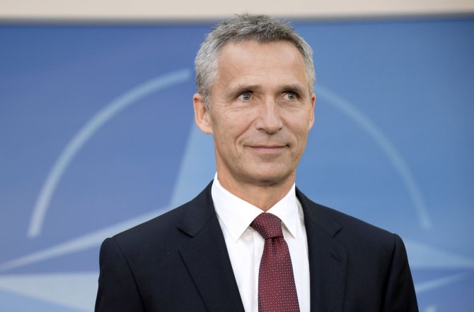 AFP/„Scanpix“ nuotr./NATO generalinis sekretorius Jensas Stoltenbergas