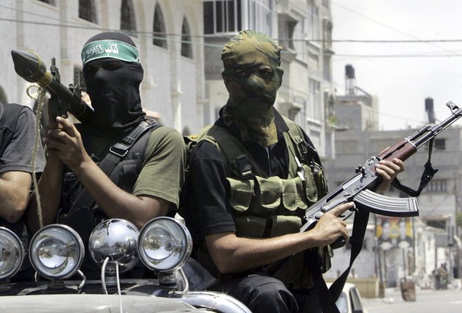 „Scanpix“/AP nuotr./„Hamas“ kovotojai