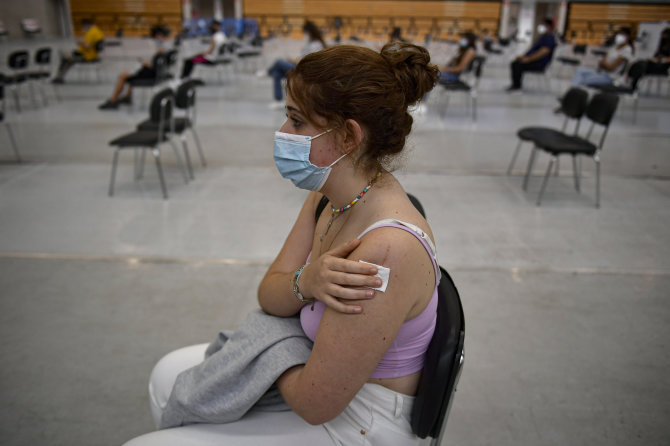 AP/„Scanpix“ nuotr./Vakcinacija Ispanijoje