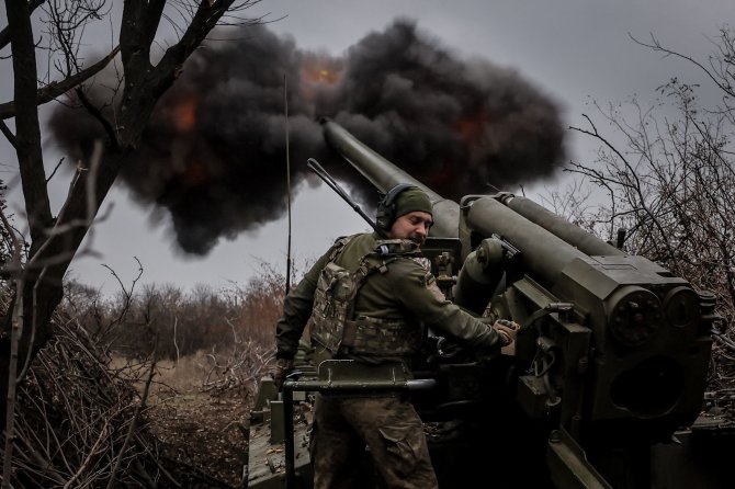 AFP/„Scanpix“/Karas Ukrainoje