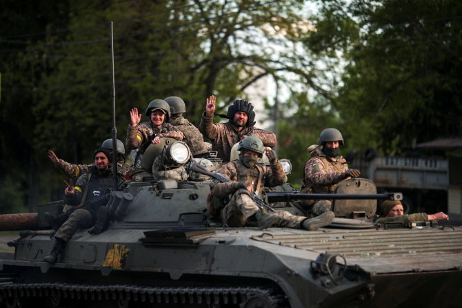 „Reuters“/„Scanpix“ nuotr./Ukrainos kariai Donbase