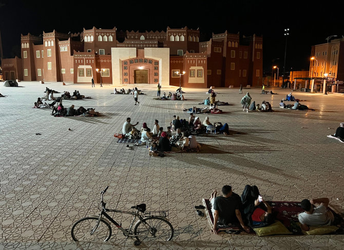 „Reuters“/„Scanpix“ nuotr./Žemės drebėjimas Maroke