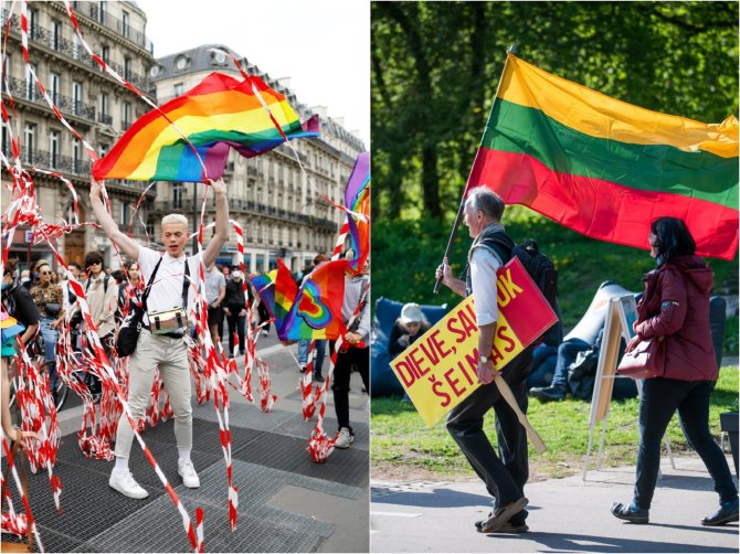 15min koliažas/LGBT eitynės ir Didysis šeimų gynimo maršas