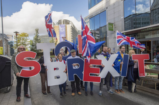„Scanpix“/AP nuotr./Protestas prieš „Brexit“
