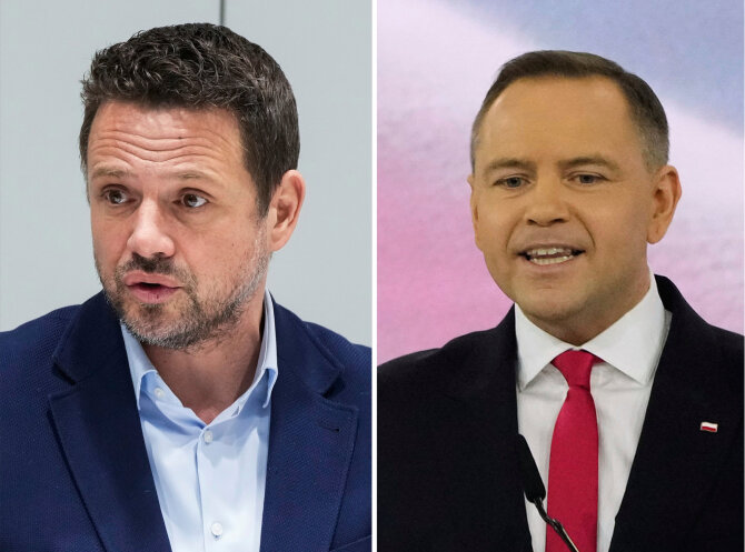AFP/„Scanpix“ nuotr./Kandidatai į Lenkijos prezidento postą