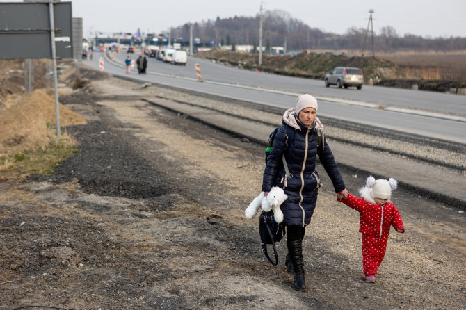 Pauliaus Peleckio / BNS nuotr./Ukrainos karo pabėgėliai