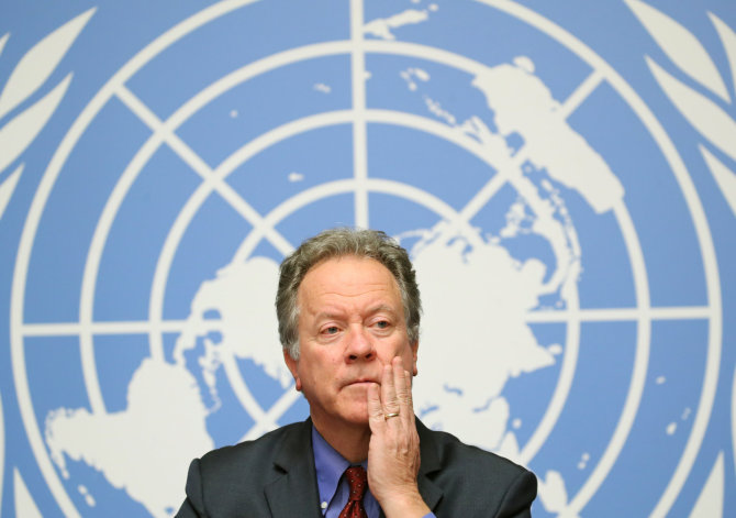 „Reuters“/„Scanpix“ nuotr./WFP vadovas Davidas Beasley