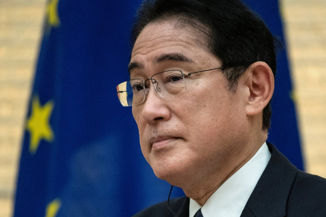 „Reuters“/„Scanpix“/Japonijos ministras pirmininkas Fumio Kishida