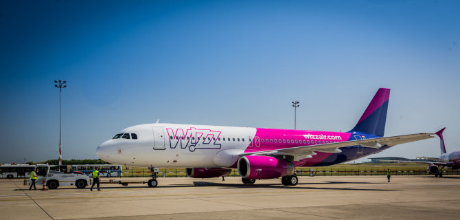 „Wizz Air“ nuotr./„Wizz Air“ lėktuvas