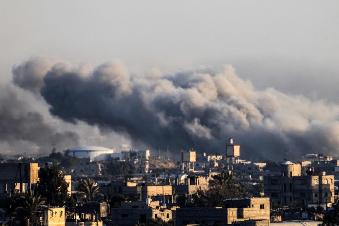 „AFP“/„Scanpix“/Izraelio smūgiai Gazos Ruožui