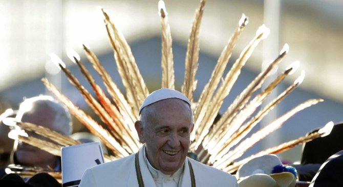 „Scanpix“/AP nuotr./Popiežius Pranciškus