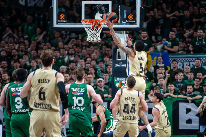 Teodoro Biliūno / BNS nuotr./Eurolyga: „Žalgiris“ – „Barcelona“