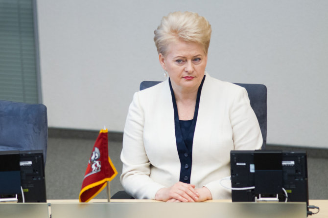 BFL/Vyginto Skaraičio nuotr./Lietuvos prezidentė Dalia Grybauskaitė