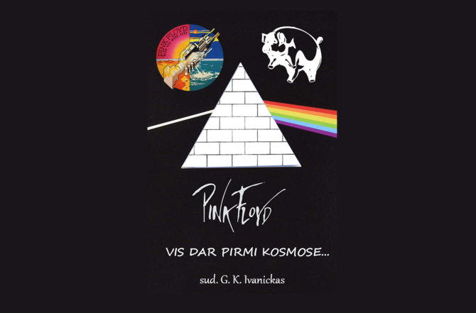 „Pink Floyd: Vis dar pirmi kosmose“ knygos viršelis