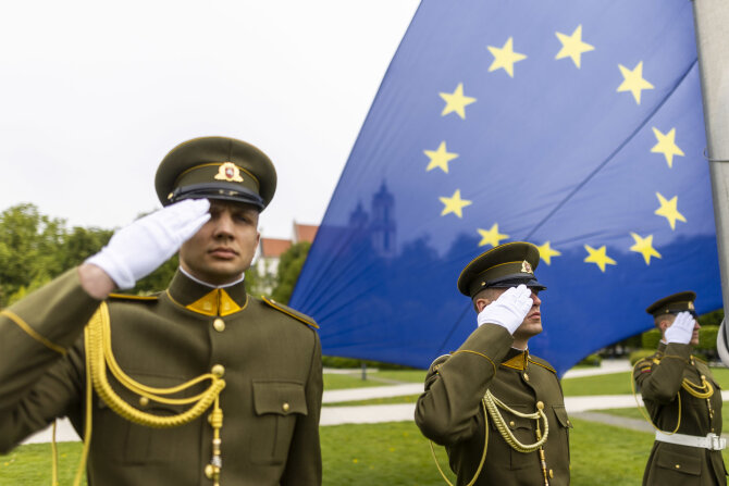 Irmanto Gelūno / BNS nuotr./Lietuvos narystės Europos Sąjungoje dvidešimtmečio ir Europos dienos minėjimas