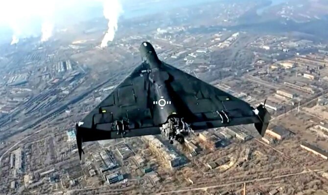 „Alamy“/„Scanpix“/Rusijos dronas „Shahed 136“