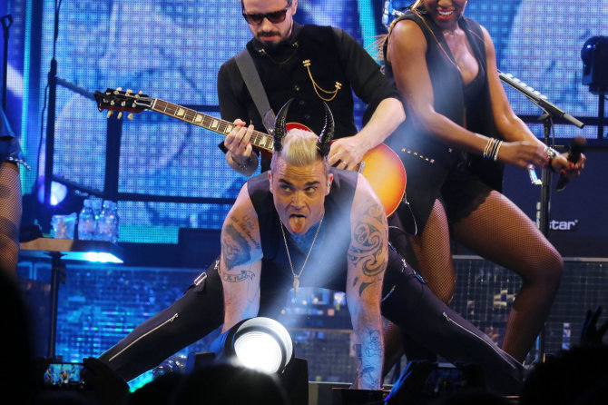 Teodoro Biliūno/15min.lt nuotr./Robbie Williamso koncertas Kaune