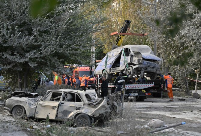 „AFP“/„Scanpix“/Karas Ukrainoje