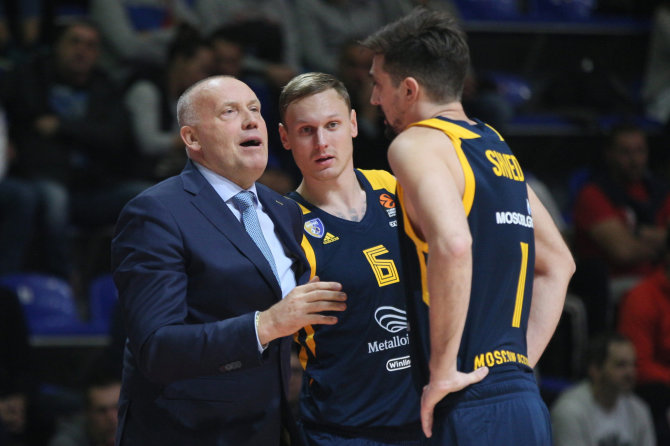 Getty Images/Euroleague.net nuotr./Rimas Kurtinaitis „Chimki“ klube iš viso dirbo 8 metus.