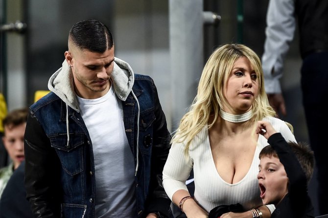 „Scanpix“ nuotr./Mauro Icardi ir Wanda Nara